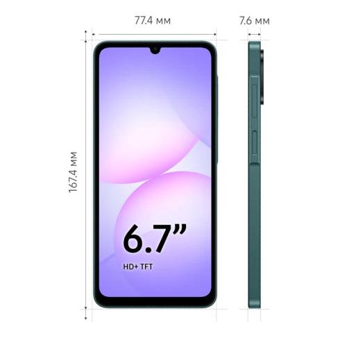 Смартфон Samsung Galaxy A07 6/128GB, Green
