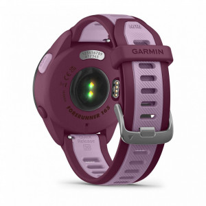 Умные часы Garmin Forerunner 165 Music Amoled, Лиловый, Ремешок розово-фиолетовый