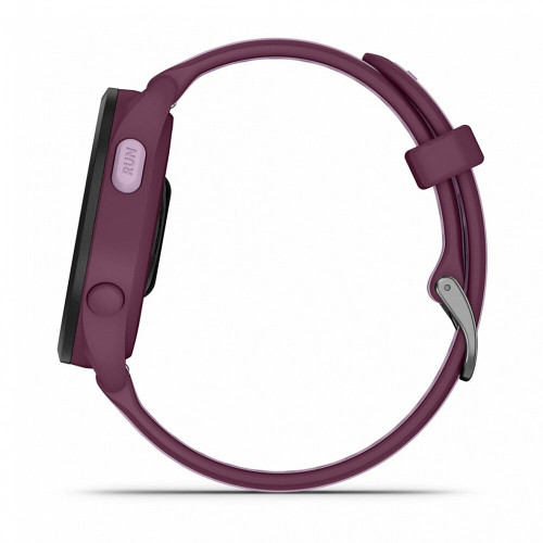 Умные часы Garmin Forerunner 165 Music Amoled, Лиловый, Ремешок розово-фиолетовый