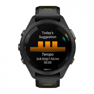 Умные часы Garmin Forerunner 265s, Черный, Ремешок черный