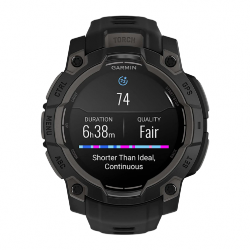 Умные часы Garmin Instinct 3 45mm Amoles Tactical Edition, Черный, Ремешок черный