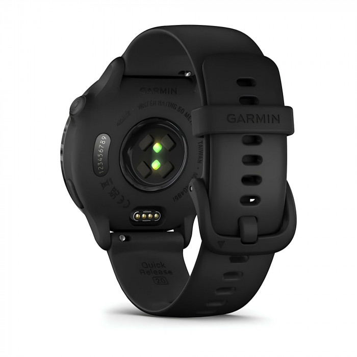 Умные часы Garmin Vivoactive 6, Темно-серый, Ремешок черный