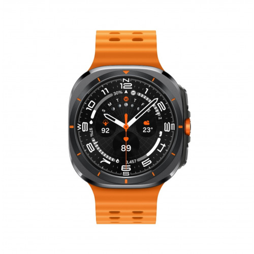 Умные часы Samsung Galaxy Watch Ultra (2025) LTE 47mm, Titanium Grey Marine Band Orange