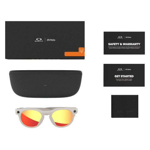 Умные очки OAKLEY HSTN, Warm Grey/Prizm Ruby