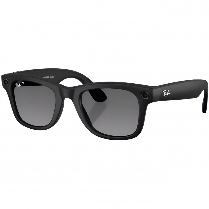 Умные очки Ray-Ban Meta Wayfarer (Gen 2) S53, Matte Black/Polarized Gradient Graphite (RW4012)
