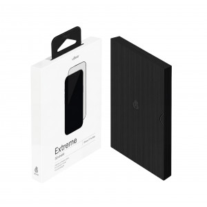 Защитное стекло Ubear Extreme 3D Shield для iPhone Air, черная рамка