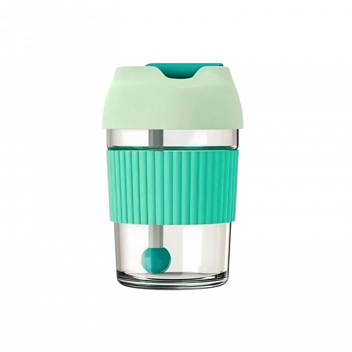 Термокружка Xiaomi Kiss Kiss Fish Rainbow 365ml G-U36W, мятная
